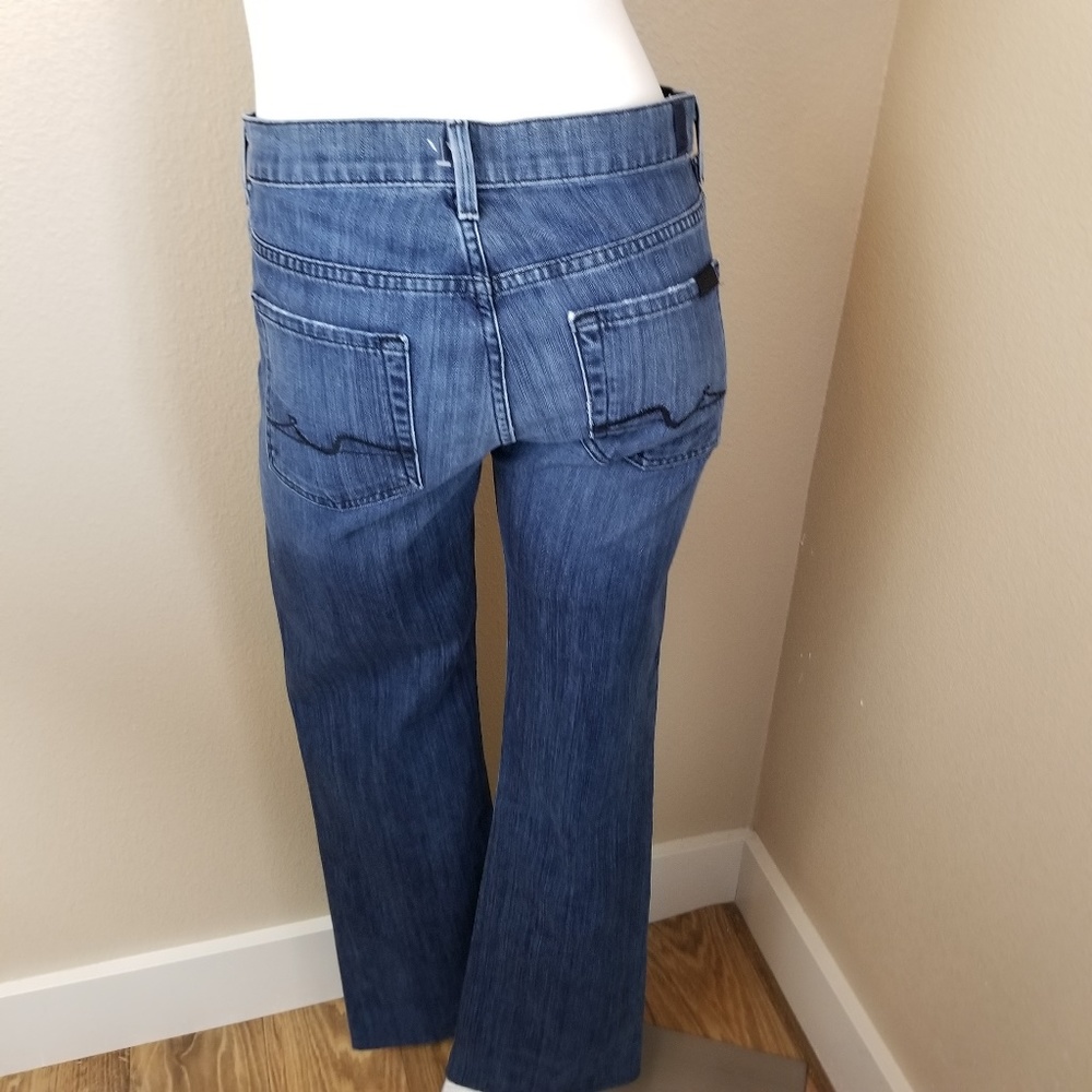 7 For All Mankind High Waist Boot Cut Jeans~28